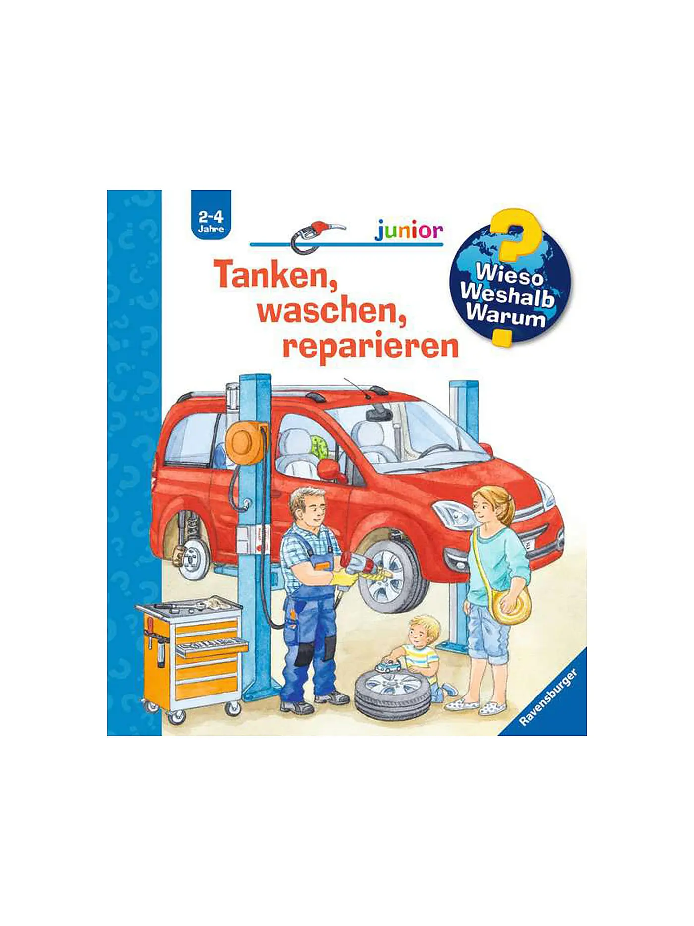 RAVENSBURGER | Buch - Wieso Weshalb Warum Junior - Tanken, waschen, reparieren | 